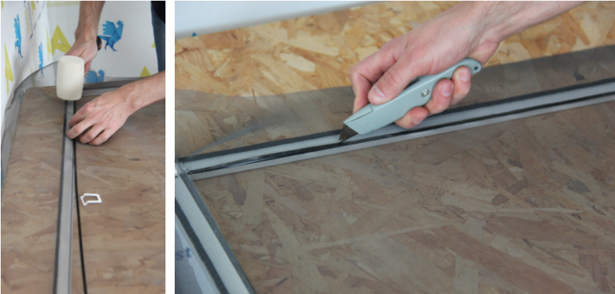 cutter toile moustiquaire