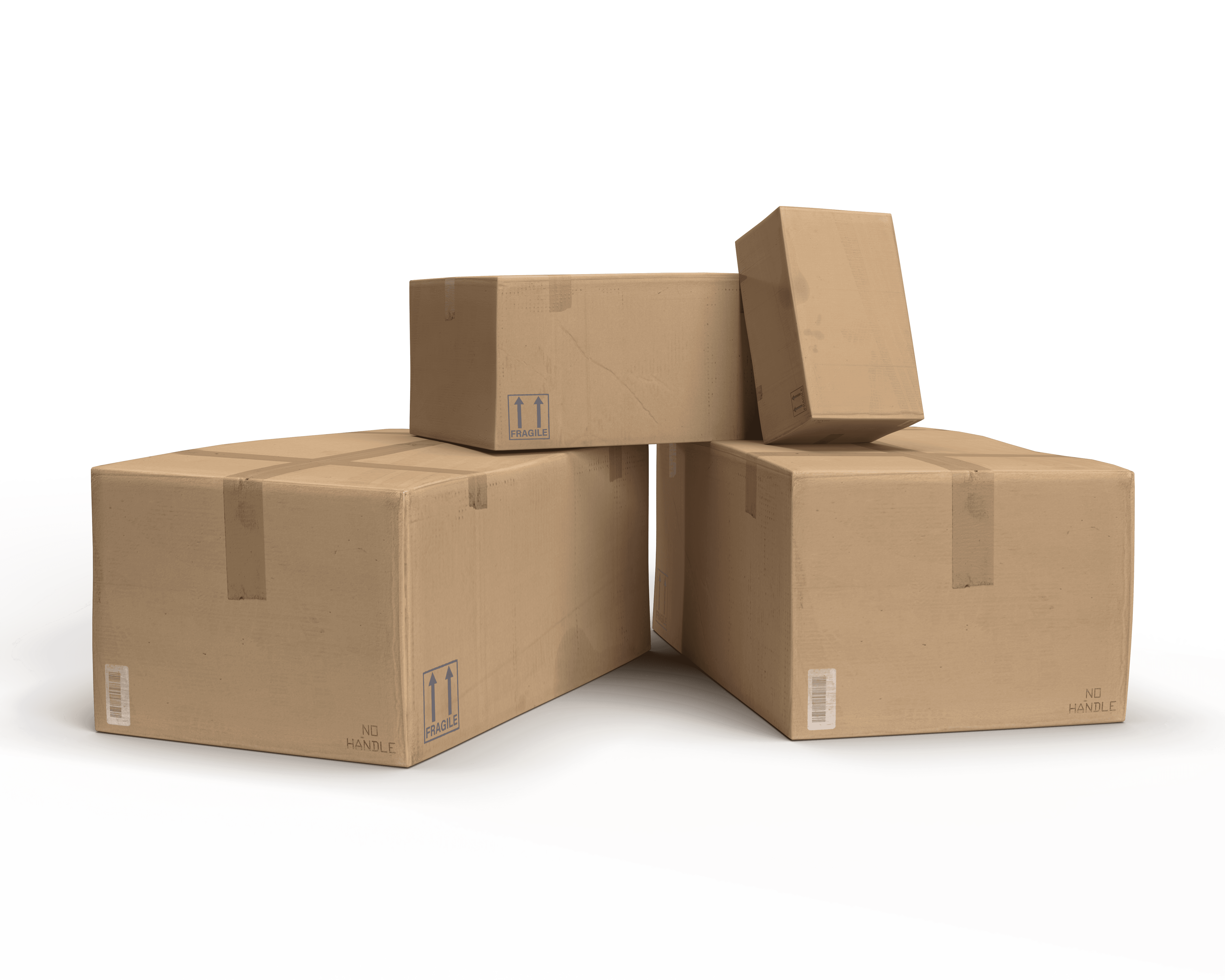 Cartons empilés