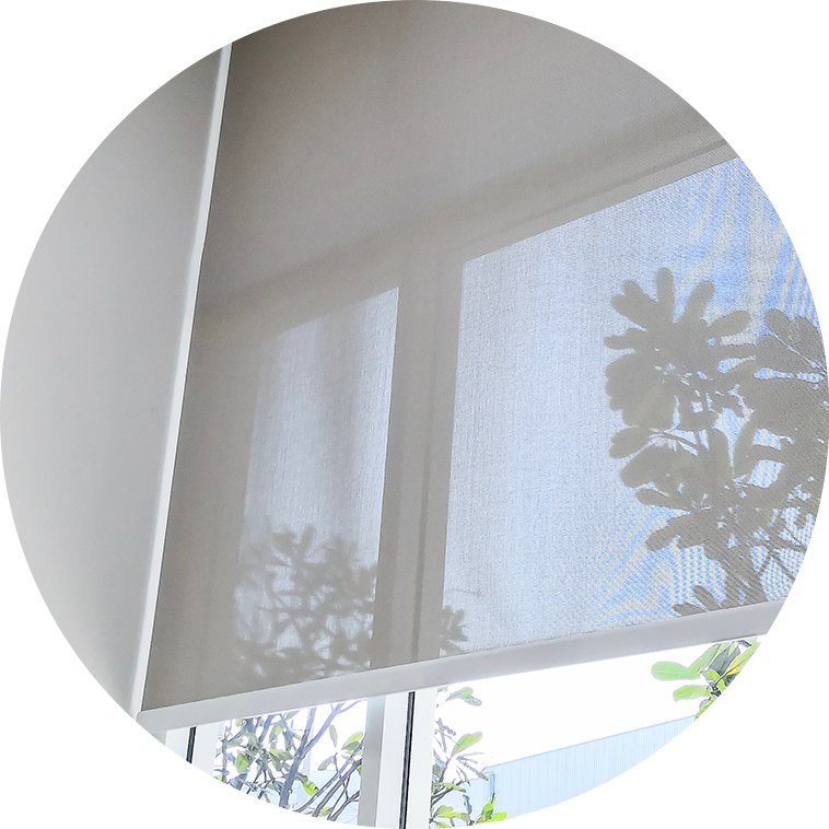 tissu voilage toile store
