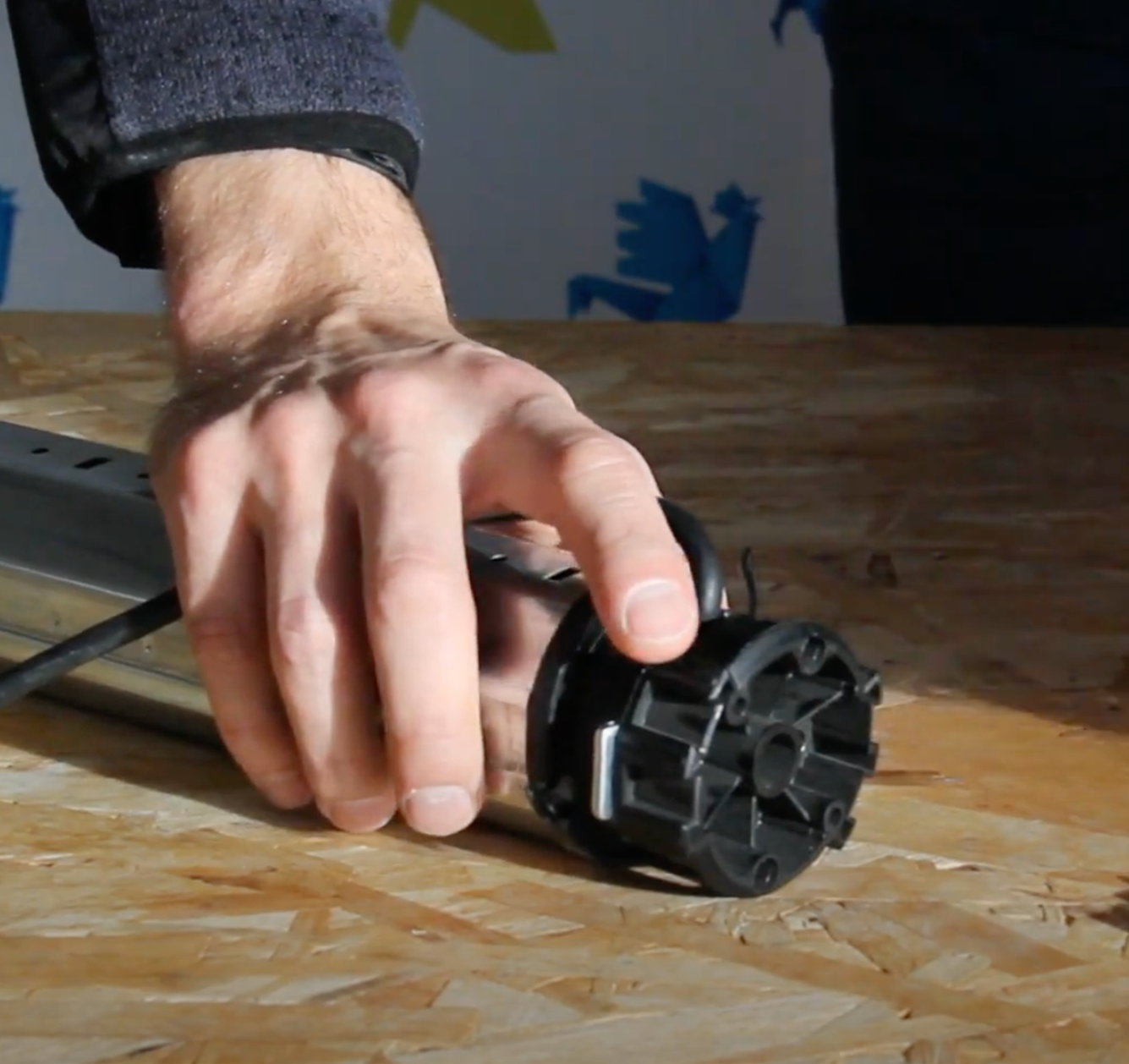 adaptation moteur volet
