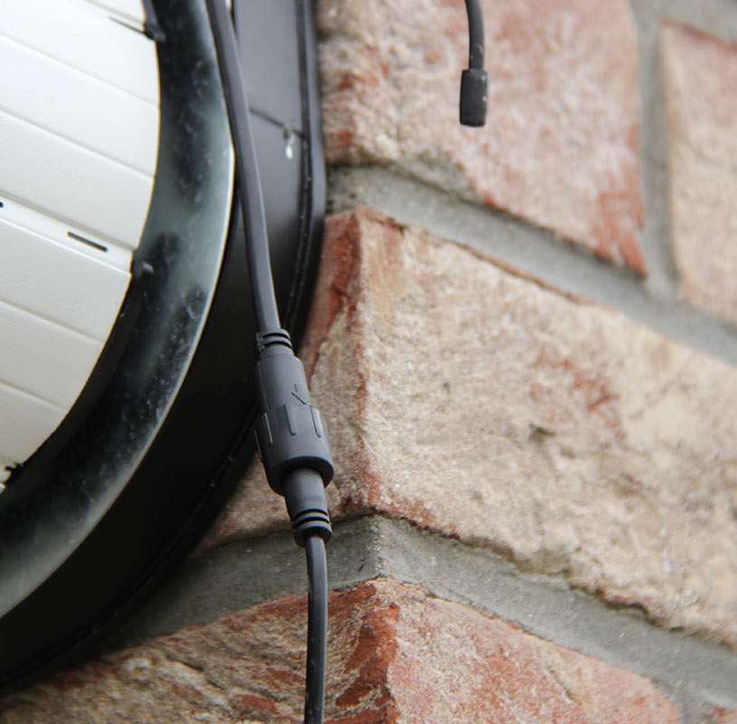 zoom cable panneau solaire