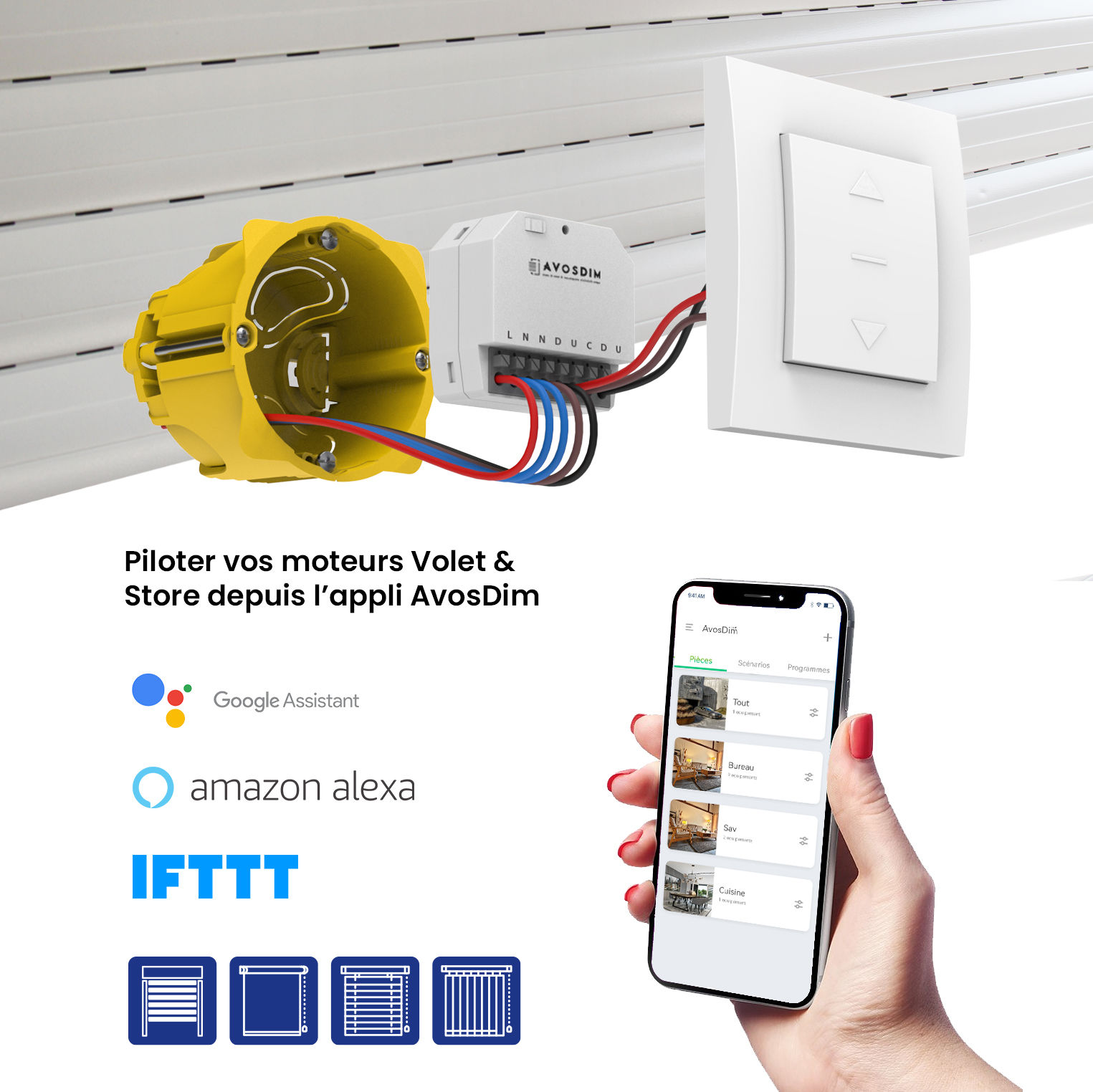 montage recepteur smartphone
