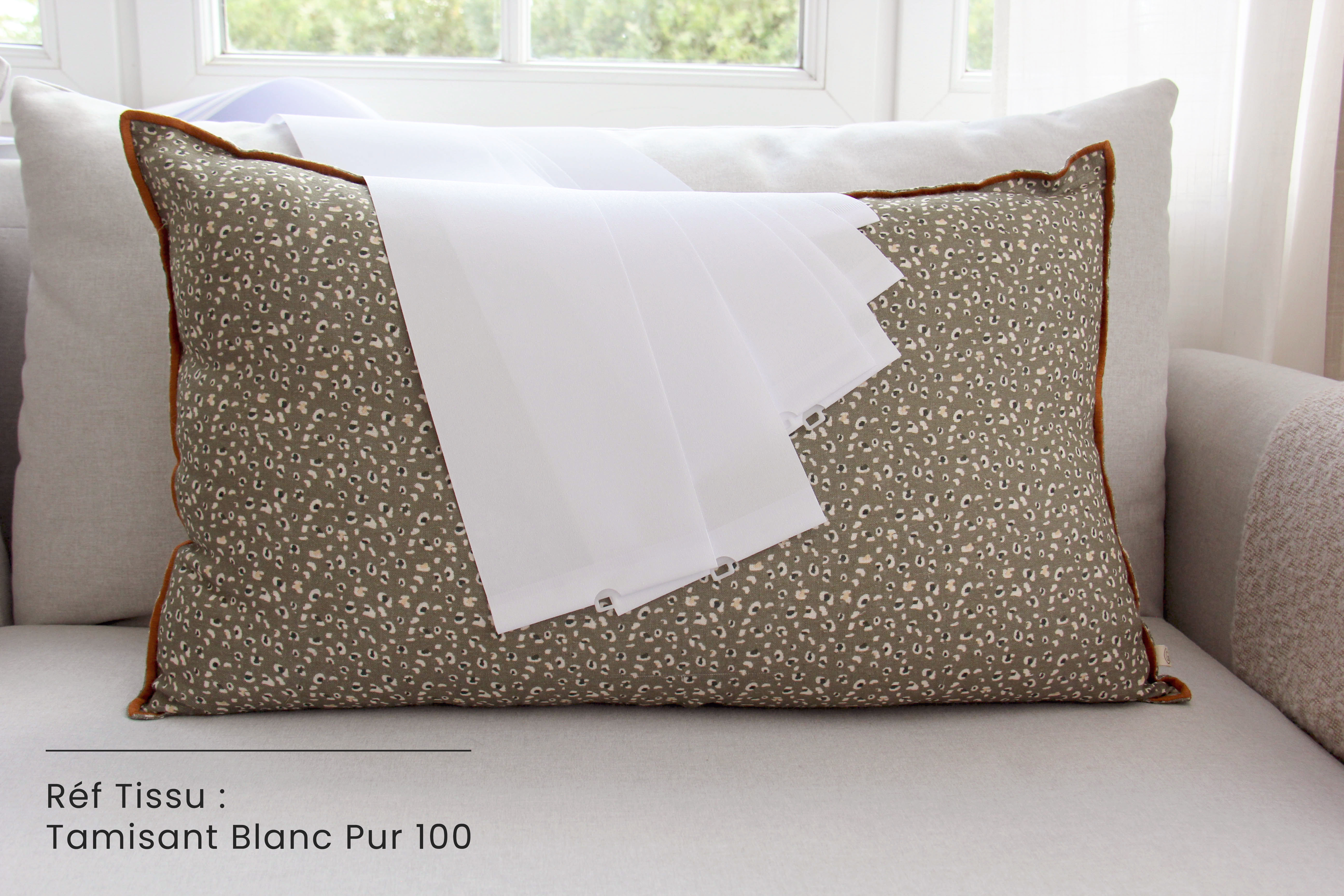lamelles de store californien coloris blanc